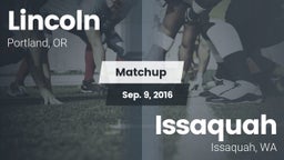 Matchup: Lincoln vs. Issaquah  2016