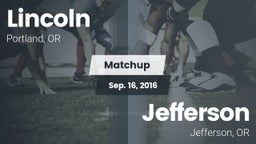 Matchup: Lincoln vs. Jefferson  2016