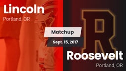 Matchup: Lincoln vs. Roosevelt  2017