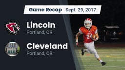 Recap: Lincoln  vs. Cleveland  2017