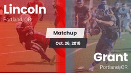 Matchup: Lincoln vs. Grant  2018