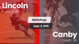 Matchup: Lincoln vs. Canby 2019