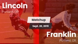 Matchup: Lincoln vs. Franklin  2019