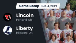 Recap: Lincoln  vs. Liberty  2019