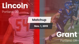 Matchup: Lincoln vs. Grant  2019