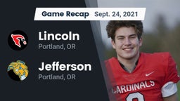 Recap: Lincoln  vs. Jefferson  2021