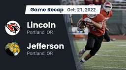 Recap: Lincoln  vs. Jefferson  2022
