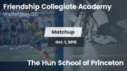 Matchup: Friendship vs. The Hun School of Princeton 2016