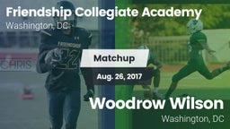 Matchup: Friendship vs. Woodrow Wilson  2017