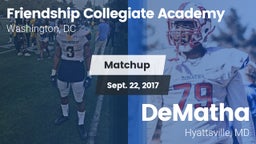 Matchup: Friendship vs. DeMatha  2017