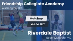 Matchup: Friendship vs. Riverdale Baptist  2017