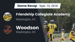 Recap: Friendship Collegiate Academy  vs. Woodson  2018