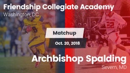 Matchup: Friendship vs. Archbishop Spalding  2018