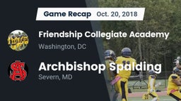 Recap: Friendship Collegiate Academy  vs. Archbishop Spalding  2018