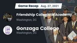 Recap: Friendship Collegiate Academy  vs. Gonzaga College  2021