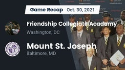 Recap: Friendship Collegiate Academy  vs. Mount St. Joseph  2021