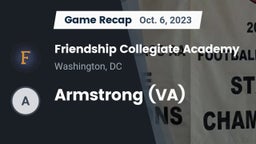 Recap: Friendship Collegiate Academy  vs. Armstrong (VA) 2023