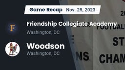 Recap: Friendship Collegiate Academy  vs. Woodson  2023