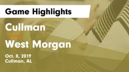 Cullman  vs West Morgan Game Highlights - Oct. 8, 2019