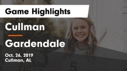 Cullman  vs Gardendale  Game Highlights - Oct. 26, 2019