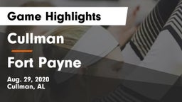 Cullman  vs Fort Payne  Game Highlights - Aug. 29, 2020