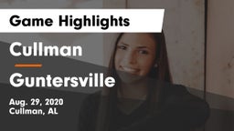 Cullman  vs Guntersville  Game Highlights - Aug. 29, 2020