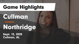 Cullman  vs Northridge  Game Highlights - Sept. 15, 2020