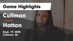 Cullman  vs Hatton  Game Highlights - Sept. 19, 2020
