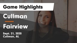 Cullman  vs Fairview  Game Highlights - Sept. 21, 2020