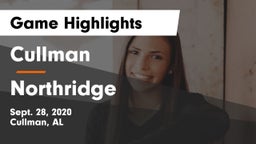 Cullman  vs Northridge  Game Highlights - Sept. 28, 2020