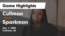 Cullman  vs Sparkman  Game Highlights - Oct. 1, 2020