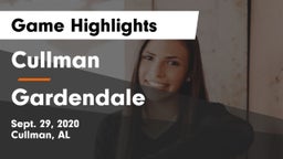 Cullman  vs Gardendale  Game Highlights - Sept. 29, 2020