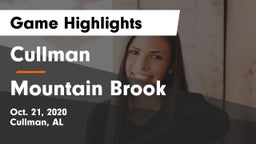 Cullman  vs Mountain Brook  Game Highlights - Oct. 21, 2020
