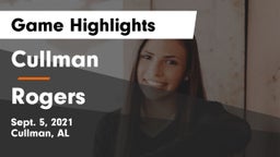 Cullman  vs Rogers  Game Highlights - Sept. 5, 2021