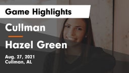 Cullman  vs Hazel Green  Game Highlights - Aug. 27, 2021