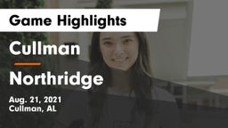 Cullman  vs Northridge  Game Highlights - Aug. 21, 2021