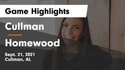Cullman  vs Homewood  Game Highlights - Sept. 21, 2021