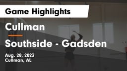 Cullman  vs Southside  - Gadsden Game Highlights - Aug. 28, 2023