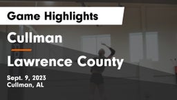 Cullman  vs Lawrence County  Game Highlights - Sept. 9, 2023