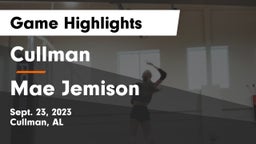 Cullman  vs Mae Jemison  Game Highlights - Sept. 23, 2023