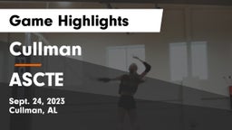 Cullman  vs ASCTE Game Highlights - Sept. 24, 2023