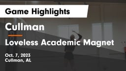 Cullman  vs Loveless Academic Magnet  Game Highlights - Oct. 7, 2023