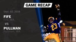 Recap: Fife  vs. Pullman  2016