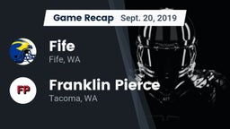 Recap: Fife  vs. Franklin Pierce  2019