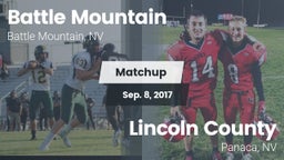 Matchup: Battle Mountain High vs. Lincoln County  2016