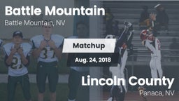 Matchup: Battle Mountain High vs. Lincoln County  2017