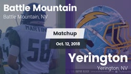 Matchup: Battle Mountain High vs. Yerington  2017