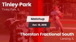Matchup: Tinley Park vs. Thornton Fractional South  2018
