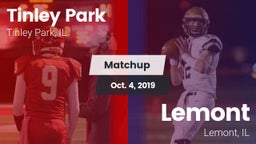 Matchup: Tinley Park vs. Lemont  2019