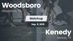 Matchup: Woodsboro High vs. Kenedy  2016